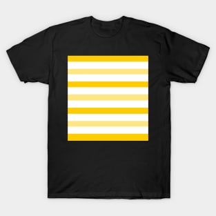 dark light yellow white stripes lines pattern T-Shirt